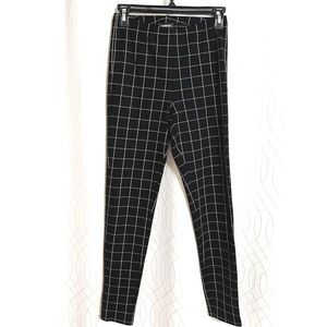 Plaid ankle pants
